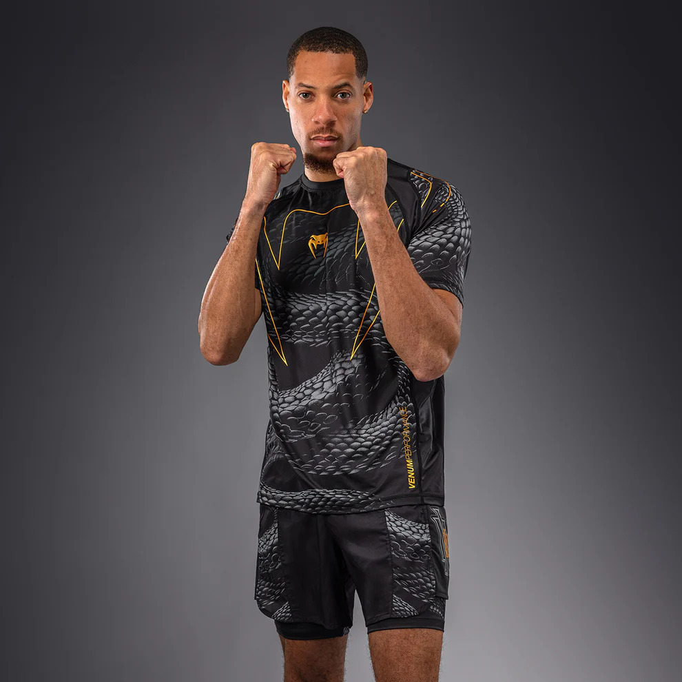 Футболка Venum Matupa - Black/Grey/Gold