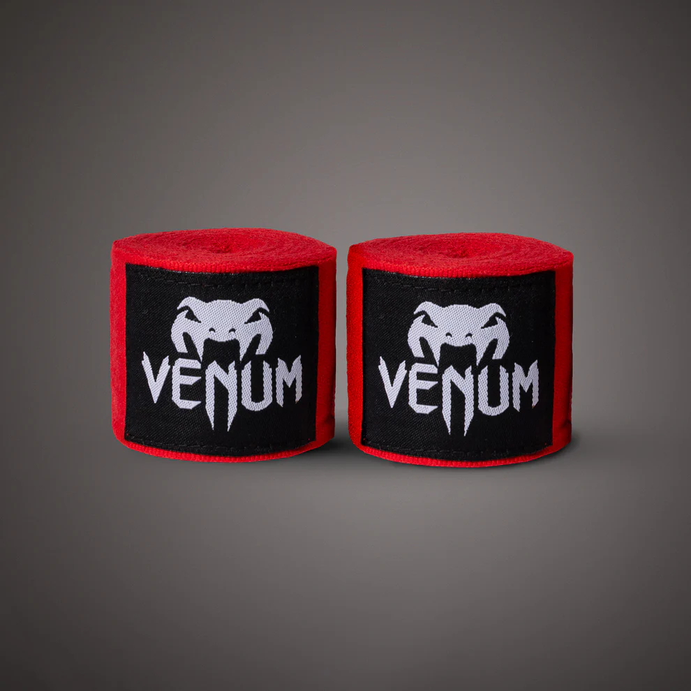 Боксерские бинты Venum Kontact, красные